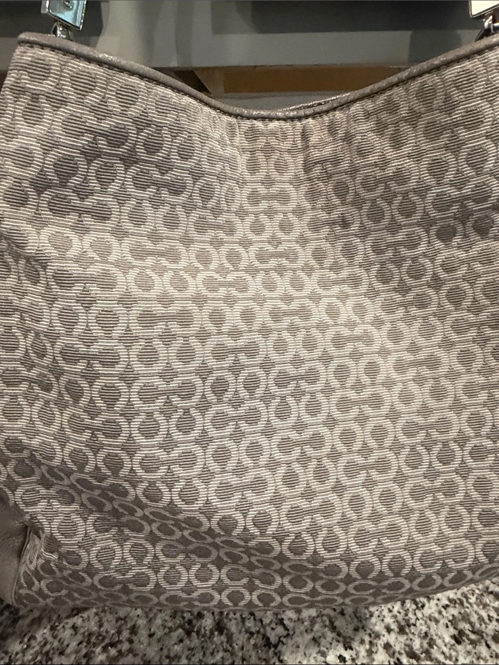 Coach Op Art Needlepoint Madison Phoebe Shoulder Bag - Picture 6 of 15